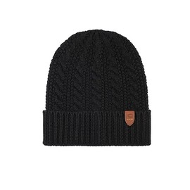 Coach Men's Cable Cuff Beanie, Black