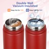HASLE OUTFITTERS Insulated Water Bottle 16 oz Double Wall Vacuum