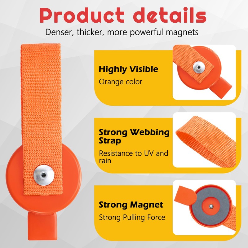 Relaxweex 1 Pcs Surge Brake Lockout Key Magnetic Orange Boat