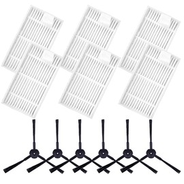 AnshinShop ILIFE 12 Piece Eye Life Filter Side Brush for V3s V3 Pro V5 V5s Compatible