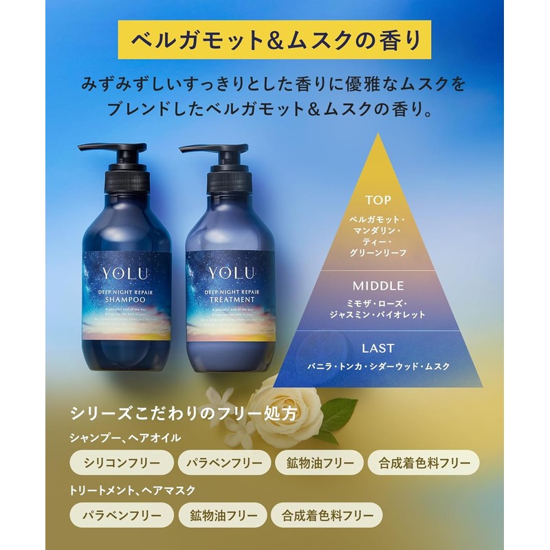 [New Model] YOLU Yoru Shampoo Deep Night Repair