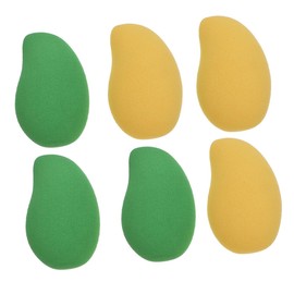 Baluue 6pcs Makeup Sponge Soft and Cosmetic Powder for Wet Dry Application for Girls Makeup Routine Design