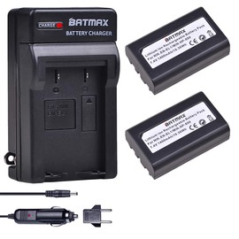 Batmax 2Packs EN-EL1 Battery + Charger for Nikon Coolpix 5700, Coolpix 880, Coolpix 885, Cooipix 8700, Coolpix 775, Cooipix 4500, Coolpix 995, Coolpix E880 Cameras