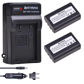 Batmax 2Packs EN-EL1 Battery + Charger for Nikon Coolpix 5700, Coolpix 880, Coolpix 885, Cooipix 8700, Coolpix 775, Cooipix 4500, Coolpix 995, Coolpix E880 Cameras