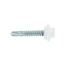 Fasteners Plus ST Fastening #12 x 1-1/4" Maxx Steelbinder Metal Roofing Screws Metal-to-Metal Bright White (Pack of 250)
