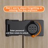 Plowatxi Cabinet Door Lock with Combination 3-Digit Anti-Pry Keyless Cabinet