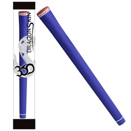 DragonSkinGrip ゴルフグリップ 【2109個の凹凸で飛距離UP! 】 メンズ レディース アイアン ドライバー 滑り止め 360バージョン 硬さ:硬め 口径:60 バックライン無 【特許技術のグリップ】