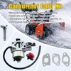 Memiuyelay Carburetor Carb Kit Fit for YardMax YB5765 22" 6.5HP