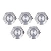5Pcs Momentary Push Button Switch Metal Auto Reset Ultra Thin