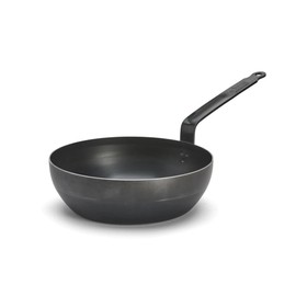 de Buyer - Blue Carbon Steel Fry Pan 2mm Thick - 11” Diameter, 7.7” Cooking Surface - Oven Safe - Naturally Non-Stick Finish - Made in France