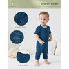 BambooBud Baby Boys Girls Rompers Unisex Jumpsuits Zippered Infant Sleep