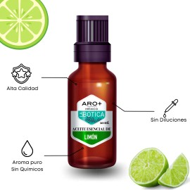 Aceite Esencial Limón Aromaterapia, Puro, Uso Terapéutico