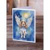 Caroline's Treasures English Cocker Spaniel My Angel Greeting Cards Pack