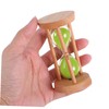 ULTECHNOVO 5 Sand Timer for Classroom and Kitchen Elegant Green