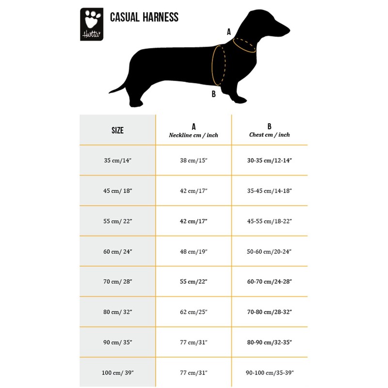 Hurtta Casual Padded Dog Harness, River, 36 in