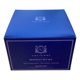 Aquiesse Pack of 4 Votive Candles, Single Wick, 2 oz Each (Moonlit Petals)