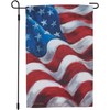 Primitives by Kathy Decorative Double-Sided Garden Flag - American Flag