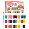 MEBY Textile Paint Set – 24 Colours x 25 ml,