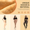 2 Pairs Fleece Lined Tights Women, Fake Translucent Thermal Winter
