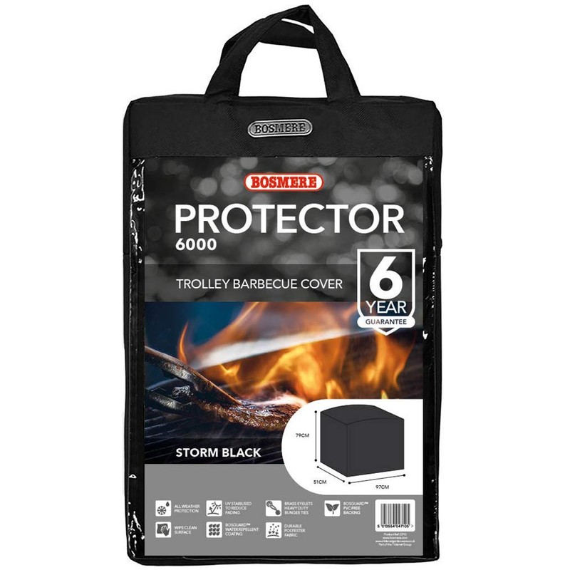 Bosmere Protector 6000 | Trolley Barbecue BBQ Cover | L