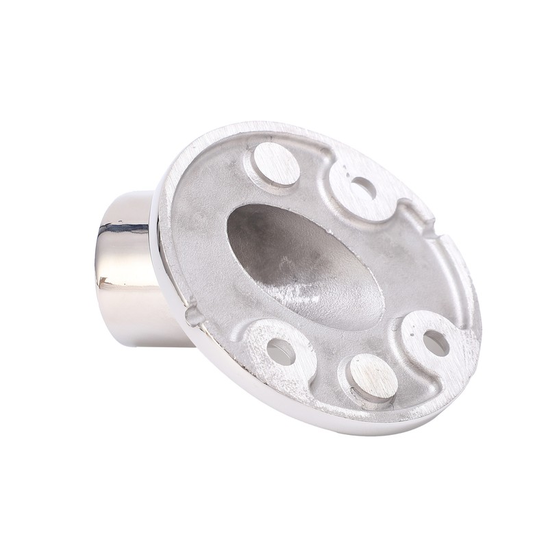 Boat Hand Rail Fitting Stainless Steel 45 Degree Round Base