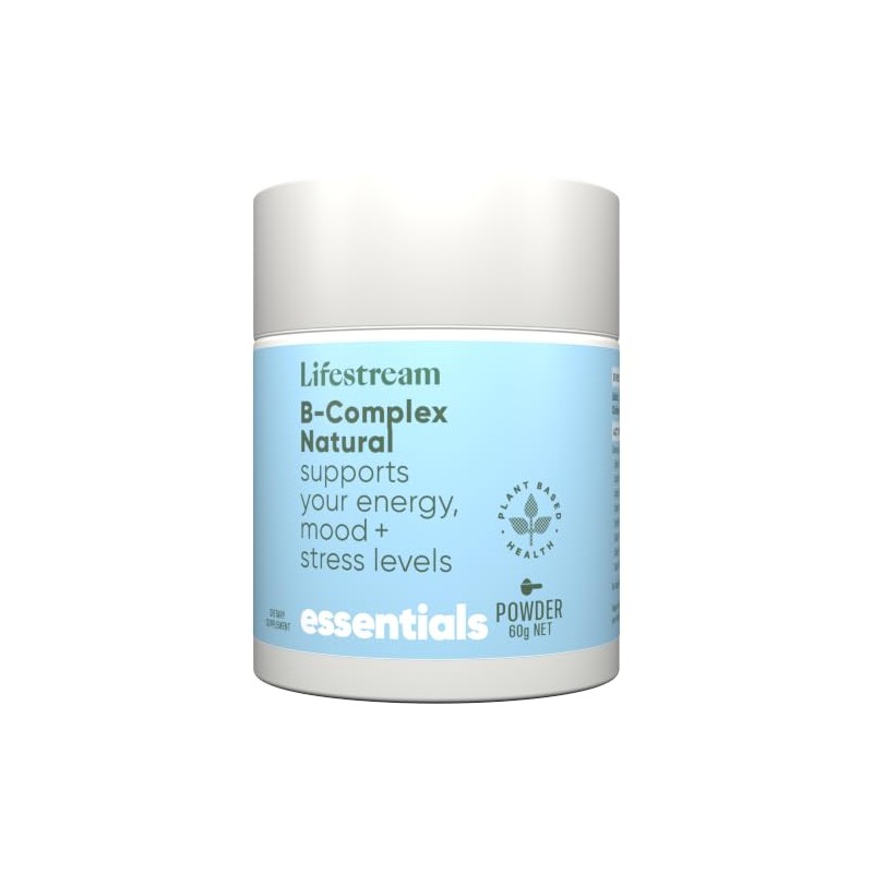 Lifestream B-Complex Natural Bioavailable B Vitamin Supplement from Quinoa Sprouts