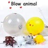 12PCS Kids Inflatable Blowing Vent Balloons Toy TPR Animal Squeezing
