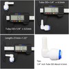 Water purifier globe valve, tee, elbow, straight through 1/4 "FPT