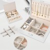 Moseem Jewellery Box Organiser for Women Girls,2-Layer Large Jewellery Organiser