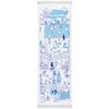 CONTEX Face Towel, Fugoyomi, Inu no Bath, Blue, Approx. 13.0