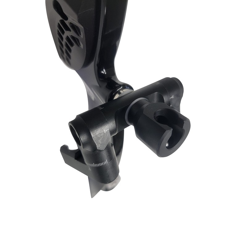 Aluminum Bow Stabilizer V-Bar Mount with Side Bar Quick Disconnects