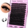 Fluffy Lash Clusters Thick 200D Volume Eyelash Clusters 14-20mm Wispy
