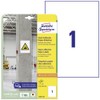 AVERY Zweckform Protection & Security Labels Weatherproof 210 x 297