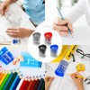 4 Pack Pencil Sharpener with Container, Compact Manual Pencil Sharpeners
