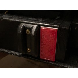 Unbranded 4pcs Rectangle 2x3" High Visibility Reflective Stick-On Reflector For Trailer