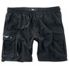 Black Premium by EMP Mens Black Swimming Trunks with Mesh