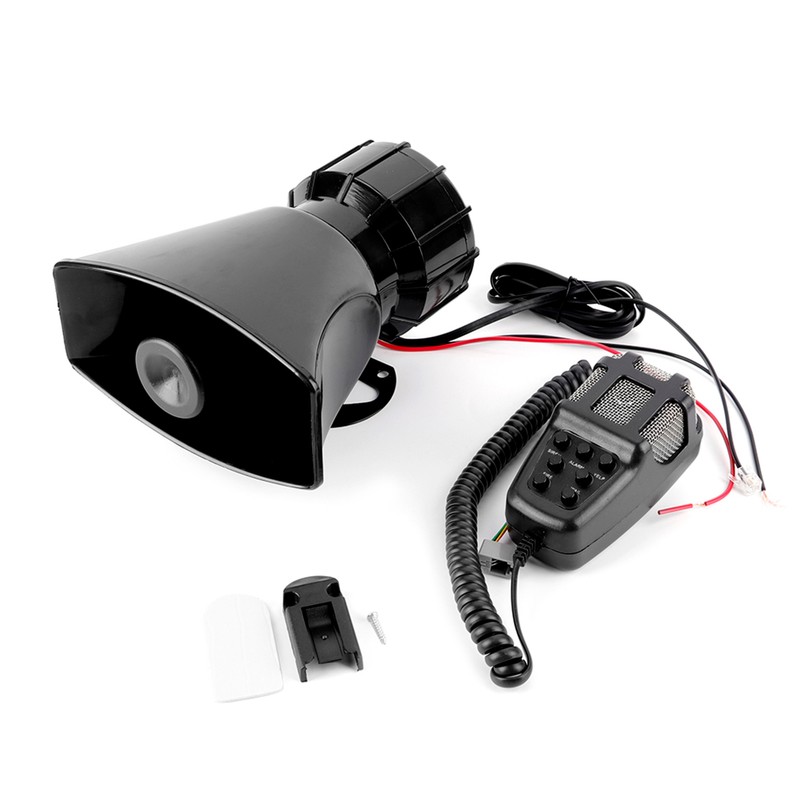 12V Square Port 7 Tone Alarm ABS Horn for Car
