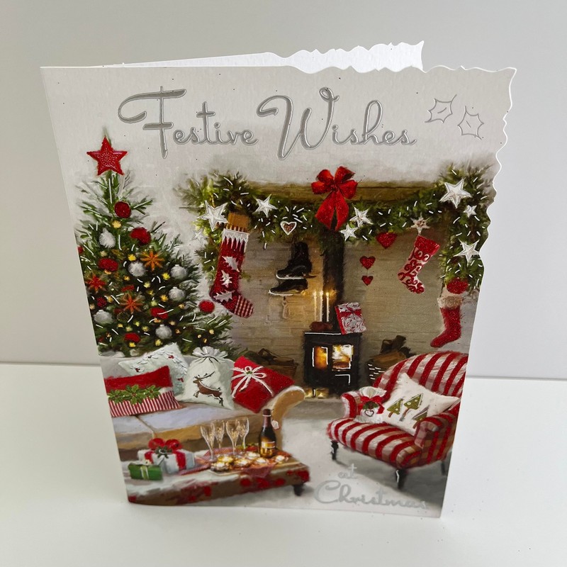 Jonny Javelin Festive Christmas Wishes Card