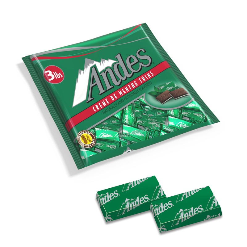 Andes Creme De Menthe Thin Mints - 3 Pounds of