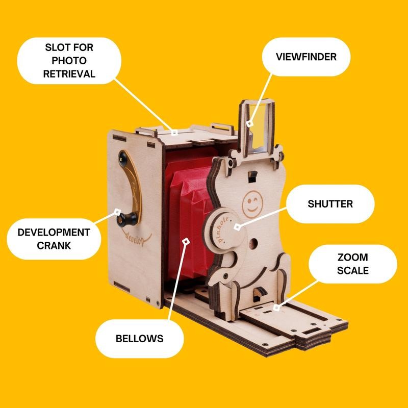 Jollylook Pinhole Mini Instant Film Camera Building Set - DIY