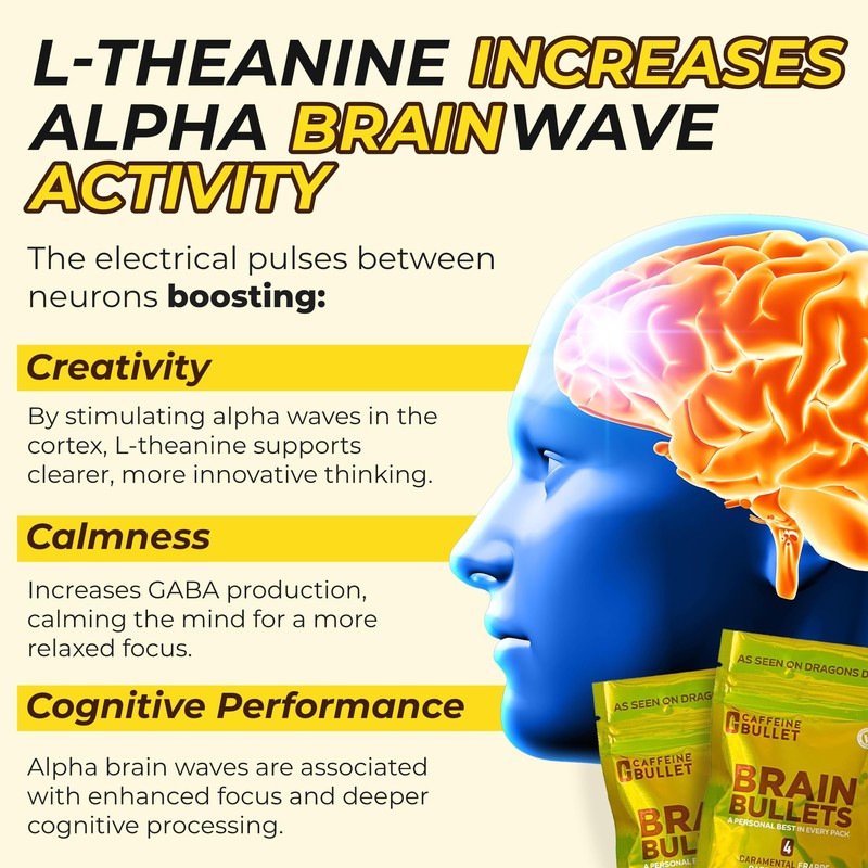 Caramel Frappe Focus Enhancing Coffee Chews – Nootropic Stack for