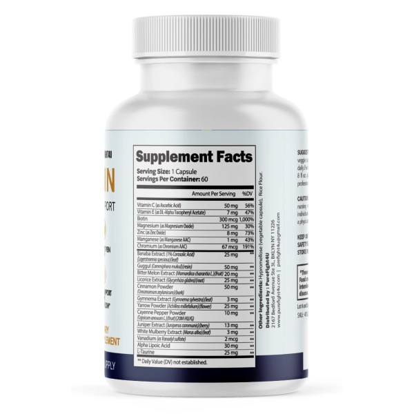 PUREFIGHT4U Varicorin Vascular Support & Healthy Blood Flow Support Supplement