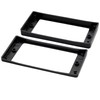Musiclily Pro Plastic Curved Bottom Humbucker Mounting Pickup Rings Set