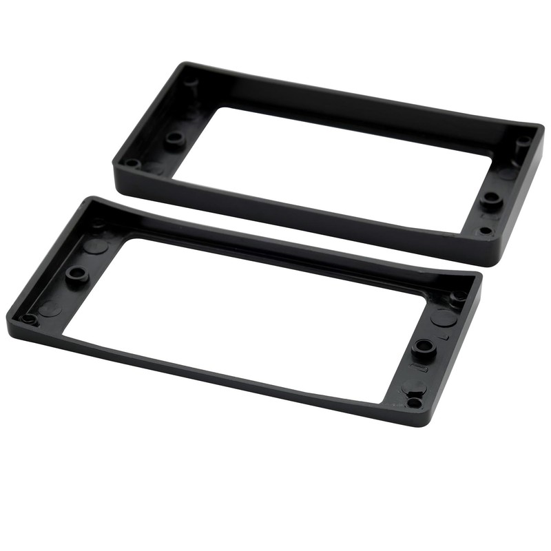 Musiclily Pro Plastic Curved Bottom Humbucker Mounting Pickup Rings Set