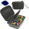 CASEMATIX Travel Dice Case and Dice Holder for 100+ RPG