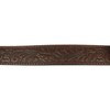 BC Belts Leather Belt Strap with Embossed Western Scrollwork 1.5"