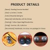 Pelotas de ejercicio de mármol de color gris oscuro para