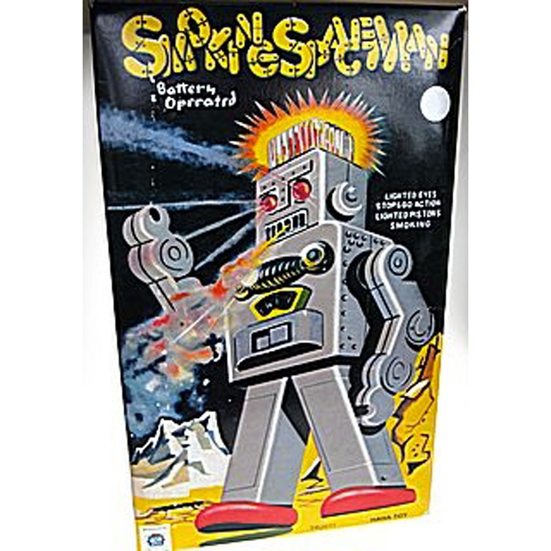 Smoking Spaceman Robot