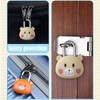 LHLZNB 2PCS Lovely Locker Padlocks，Small Padlocks with Keys，Padlock for Suitcase，Suitcase