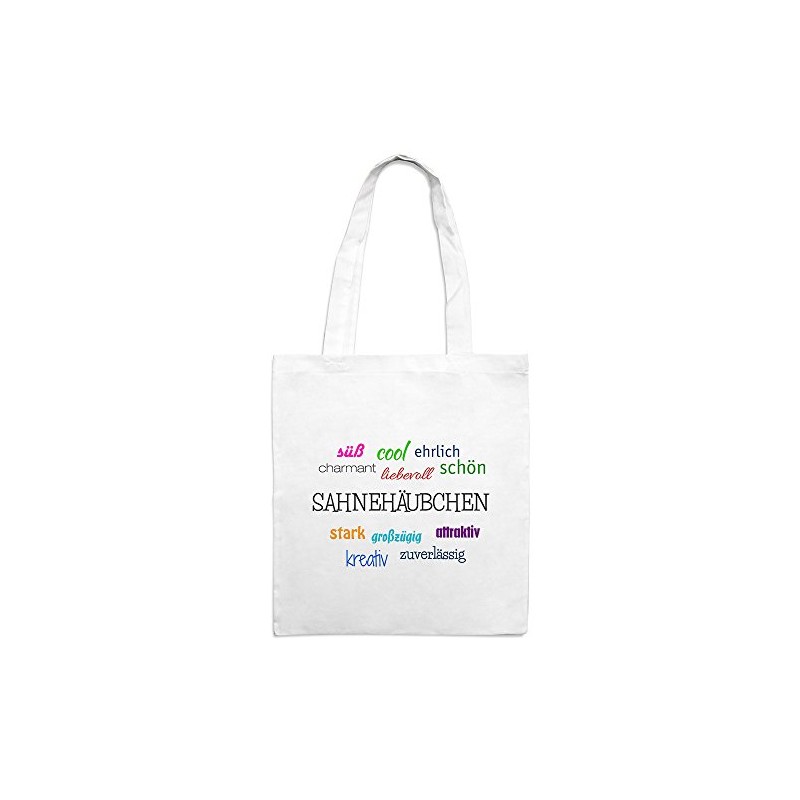 Jute bag with name icing - motif positive features -